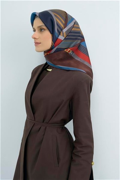 Armine Yeni Sezon 2026 Saf İpek Twill Eşarp 9521D 53