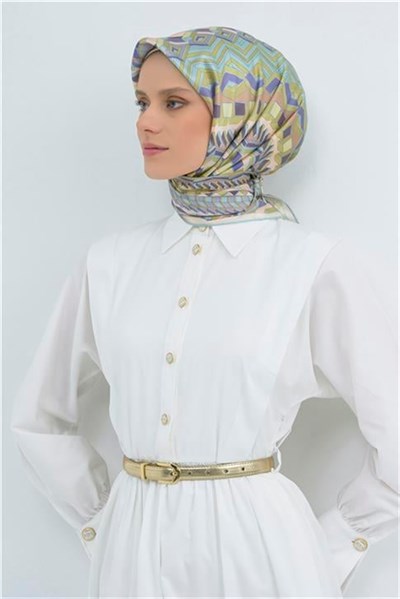 Armine Yeni Sezon 2026 Saf İpek Twill Eşarp 9542D 33