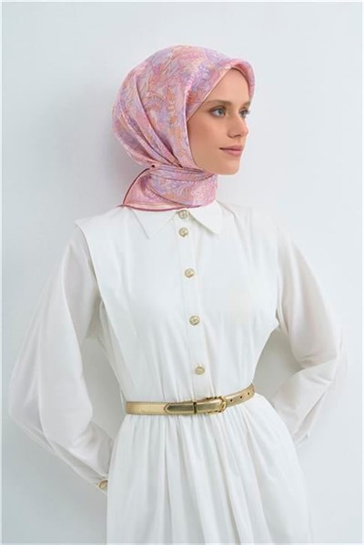 Armine Yeni Sezon 2026 Saf İpek Twill Eşarp 9508D 02
