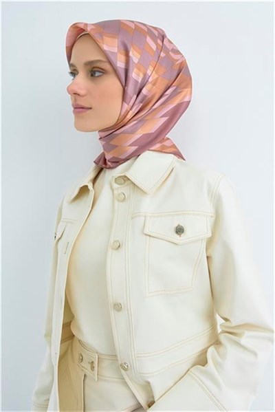 Armine Yeni Sezon 2026 Saf İpek Twill Eşarp 9507D 01