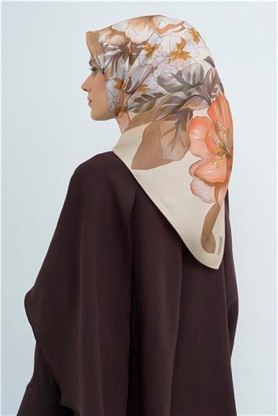 Armine Yeni Sezon 2026 Saf İpek Twill Eşarp 9529D 33