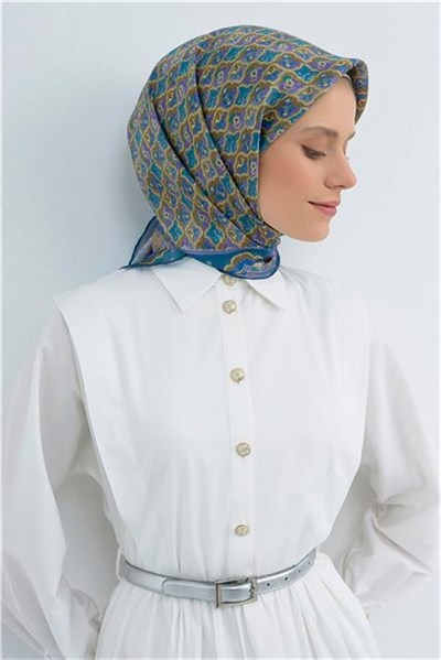 Armine Yeni Sezon 2026 Saf İpek Twill Eşarp 9518D 80
