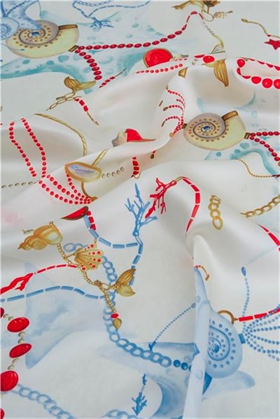 Armine Yeni Sezon 2026 Saf İpek Twill Eşarp 9505D 02