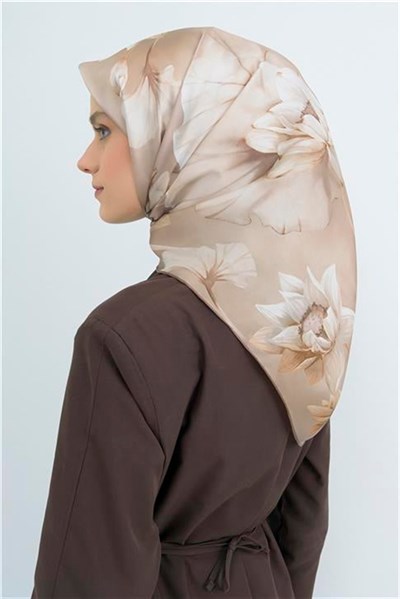 Armine Yeni Sezon 2026 Saf İpek Twill Eşarp 9505D 85