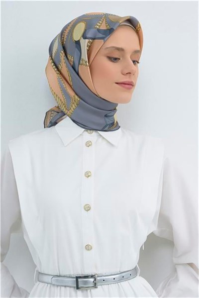 Armine Yeni Sezon 2026 Saf İpek Twill Eşarp 9531D 81