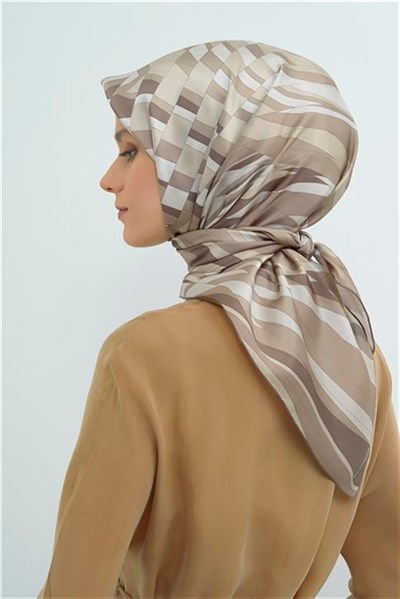 Armine Yeni Sezon 2026 Saf İpek Twill Eşarp 9507D 03