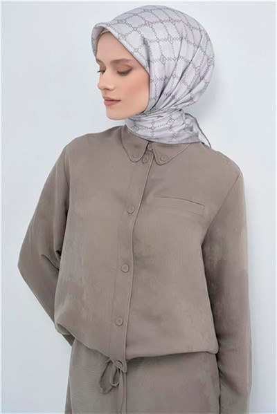 Armine Yeni Sezon 2026 Saf İpek Twill Eşarp 9530D 08