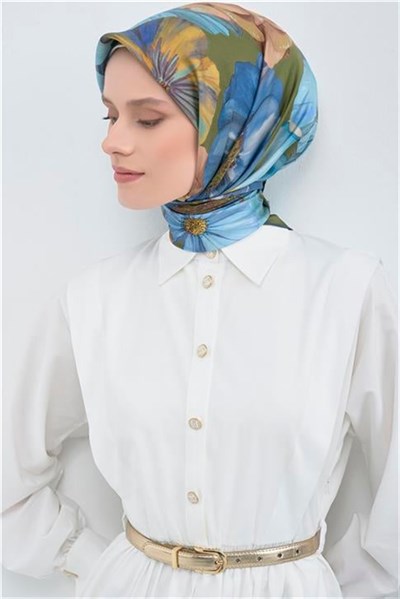 Armine Yeni Sezon 2026 Saf İpek Twill Eşarp 9503D 56