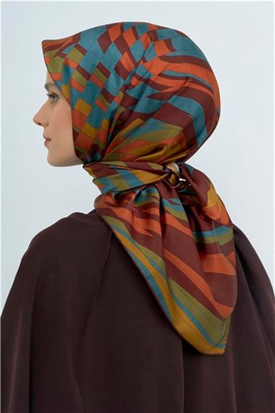 Armine  Saf İpek Twill Eşarp 9507D 82