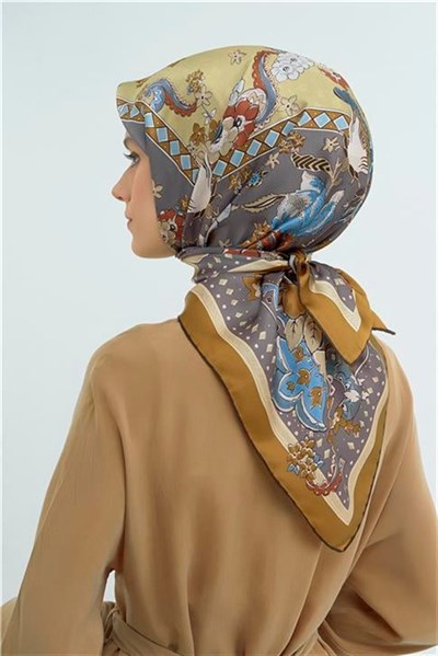 Armine Yeni Sezon 2026 Saf İpek Twill Eşarp 9535D 32
