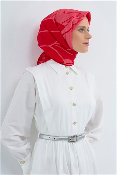 Armine Yeni Sezon 2026 Saf İpek Twill Eşarp 9553D 81