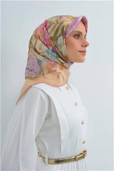 Armine Yeni Sezon 2026 Saf İpek Twill Eşarp 9516D 31