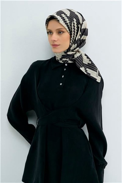 Armine Yeni Sezon 2026 Saf İpek Twill Eşarp 9525D 65