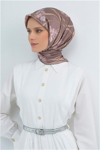 Armine Yeni Sezon 2026 Saf İpek Twill Eşarp 9512D 06