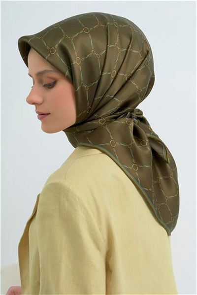Armine Yeni Sezon 2026 Saf İpek Twill Eşarp 9538D 04