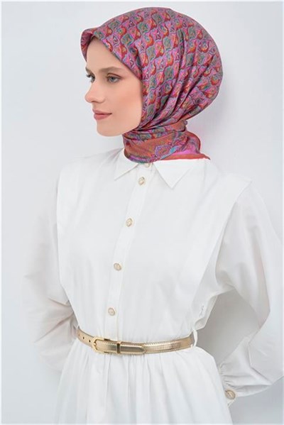 Armine Yeni Sezon 2026 Saf İpek Twill Eşarp 9518D 81