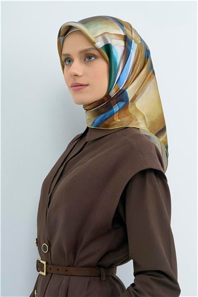Armine Yeni Sezon 2026 Saf İpek Twill Eşarp 9510D 32