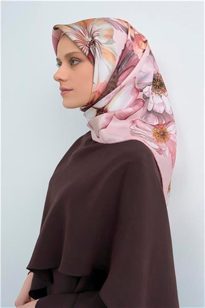 Armine Yeni Sezon 2026 Saf İpek Twill Eşarp 9503D 06