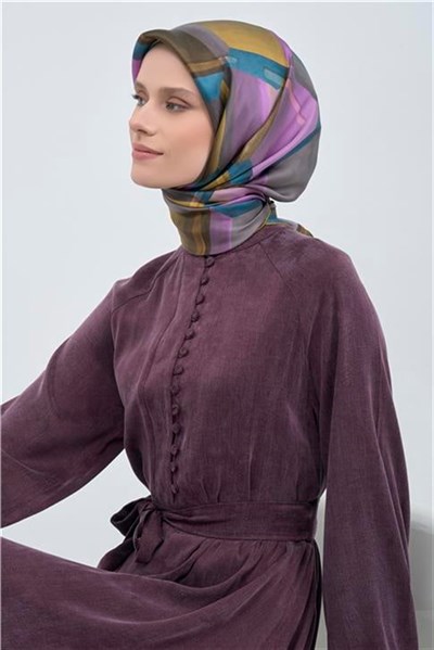 Armine Yeni Sezon 2026 Saf İpek Twill Eşarp 9510D 85