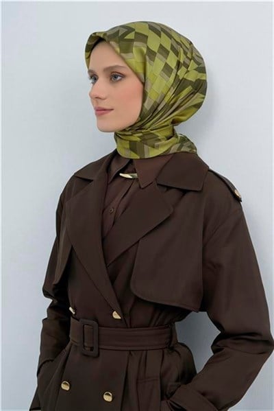 Armine Yeni Sezon 2026 Saf İpek Twill Eşarp 9507D 52