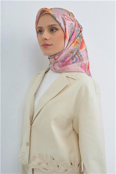 Armine Yeni Sezon 2026 Saf İpek Twill Eşarp 9532D 05