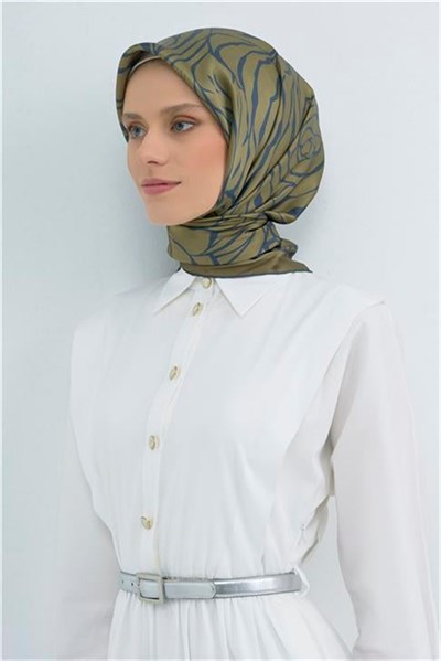 Armine Yeni Sezon 2026 Saf İpek Twill Eşarp 9511D 08