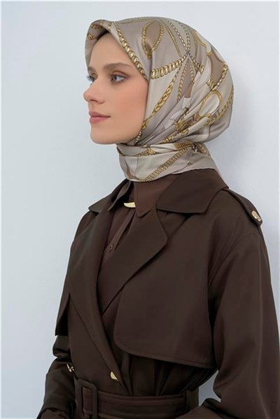 Armine Yeni Sezon 2026 Saf İpek Twill Eşarp 9531D 86