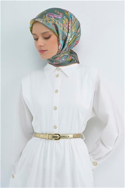 Armine Yeni Sezon 2026 Saf İpek Twill Eşarp 9535D 53