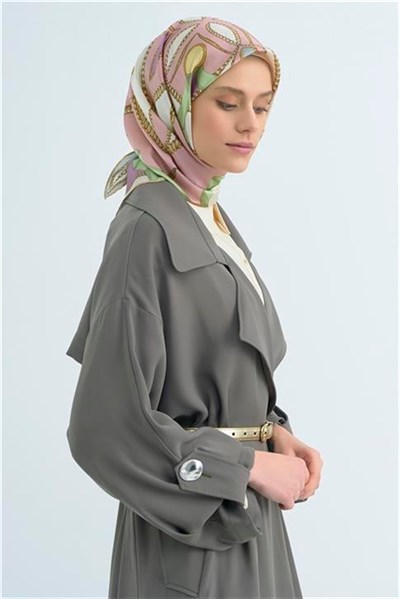 Armine Yeni Sezon 2026 Saf İpek Twill Eşarp 9531D 05