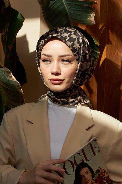 Aura Kazayağı Soft Eşarp Vizon 1155-17