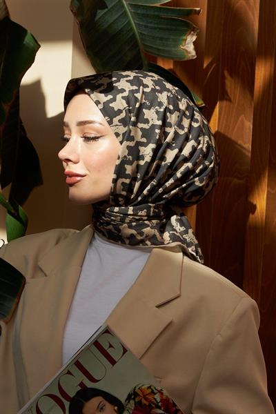 Aura Kazayağı Soft Eşarp Vizon 1155-17