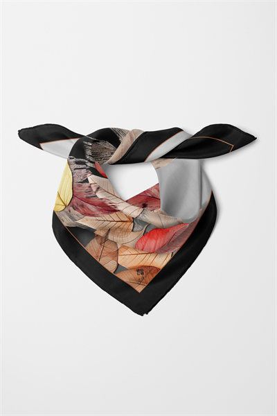 Bandana Autumn Desen Siyah