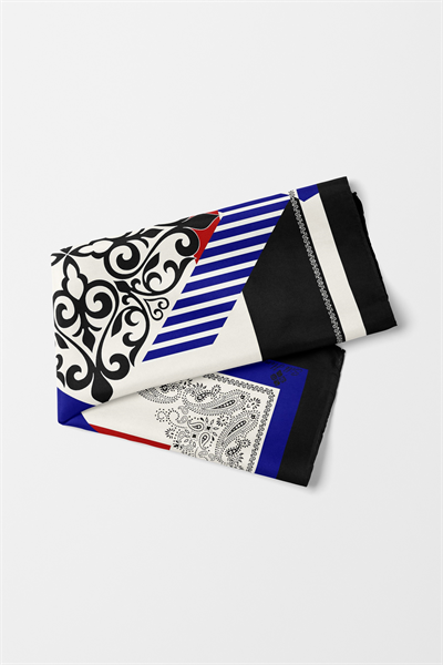 Bandana Ethnic Motif Desen Saks