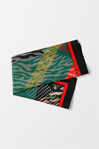 Bandana Kamuflaj Desen Siyah