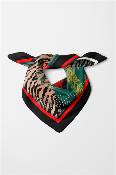 Bandana Kamuflaj Desen Siyah