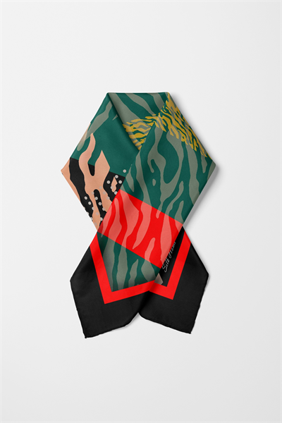 Bandana Kamuflaj Desen Siyah