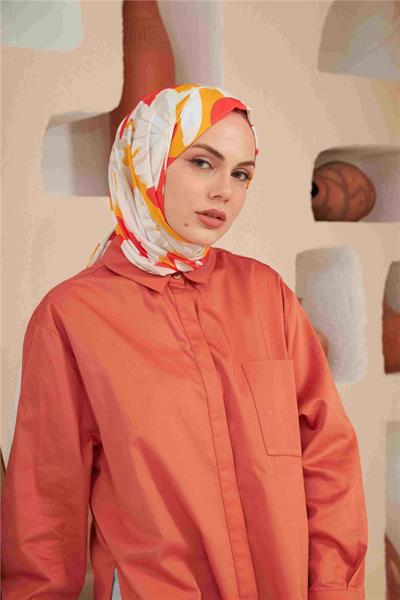 Comfort Arya Şal Kehribar Turuncu 3028-18