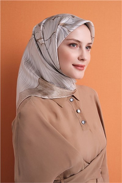 Armine Saf İpek Twill Eşarp 9639D 82