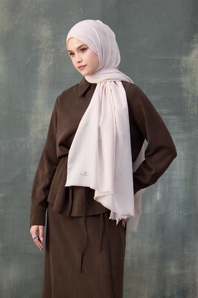 Dalga Desen Pamuk Jakar Şal Kumsal 8010-24