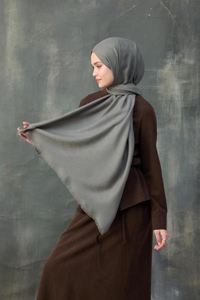 Dalga Desen Pamuk Jakar Şal Yosun 8010-14