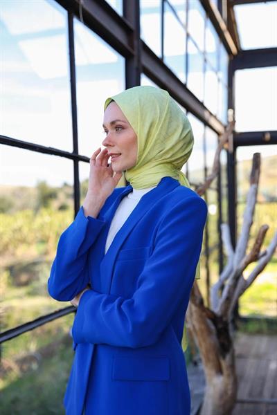 Exen Desen İpeksi Jakar Şal Limoni 9011-07