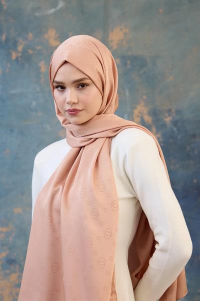 Fall Winter İpeksi Jakar Şal Bal Köpüğü 9018-17