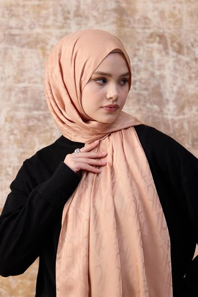 Fall Winter İpeksi Jakar Şal Bal Köpüğü 9020-17