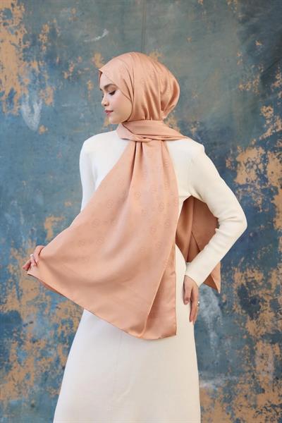 Fall Winter İpeksi Jakar Şal Bal Köpüğü 9018-17