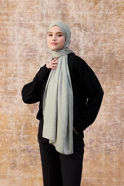 Fall Winter İpeksi Jakar Şal Çağla Yeşili 9020-20