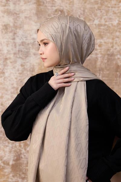 Fall Winter İpeksi Jakar Şal Camel 9020-29