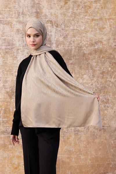 Fall Winter İpeksi Jakar Şal Camel 9020-29