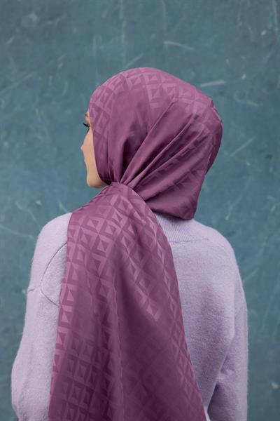 Fall Winter İpeksi Jakar Şal Leylak 9019-19