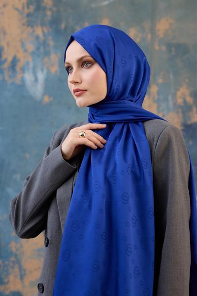 Fall Winter İpeksi Jakar Şal Saks 9018-13