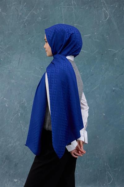 Fall Winter İpeksi Jakar Şal Saks 9019-13